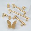 Brass Cabinet Handle Wardrobe Drawer Knob Simple American Style Door Pull Wardrobe Door Brass Knob Drawer Cabinet