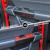Interior Rear Door Window Lift Switch Panel Trim Cover For Ford F150 2021-22 Red