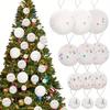 Christmas Tree Snowball Decoration White Foam Balls for Festival Ceiling Party Holiday Shop Decoration Supplies