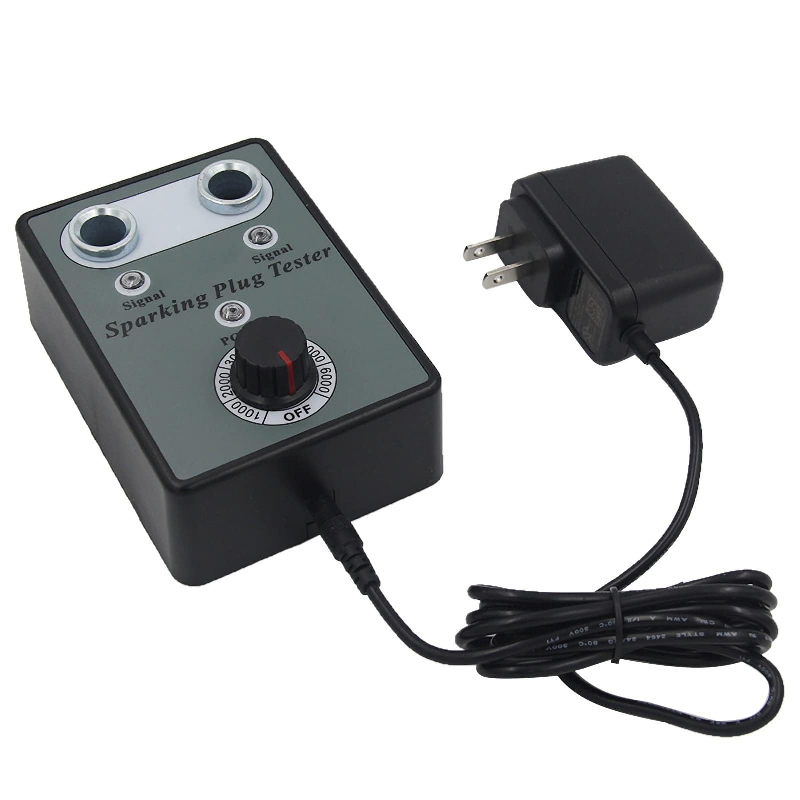 

ZKTOOL Тестер автомобильных свечей зажигания с двумя отверстиями Автомобильный тестер анализатор свечей зажигания чёрный