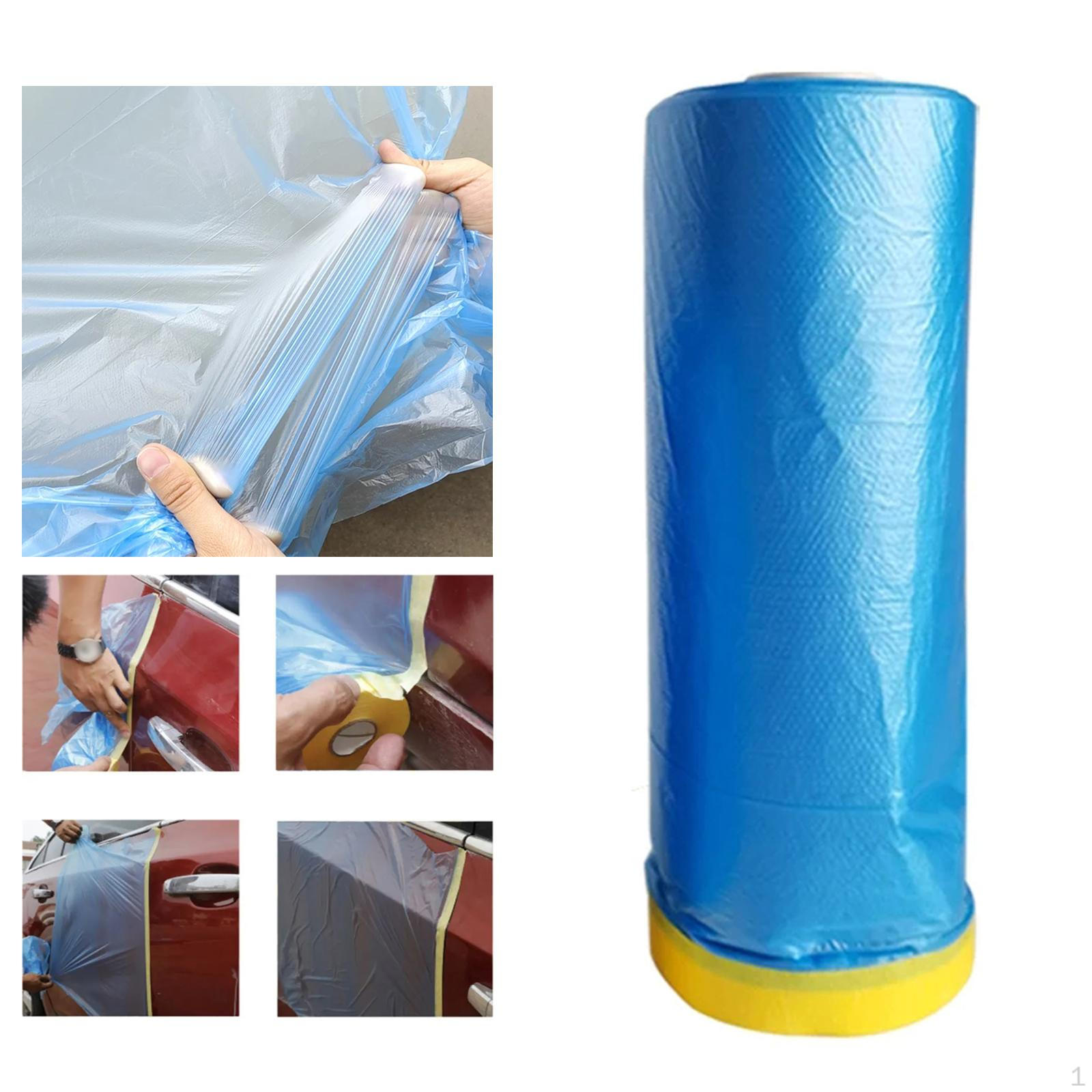 

Покраска автомобиля, маскирующая пленка, рулон, водонепроницаемый аксессуар, защитный 150cmx25m