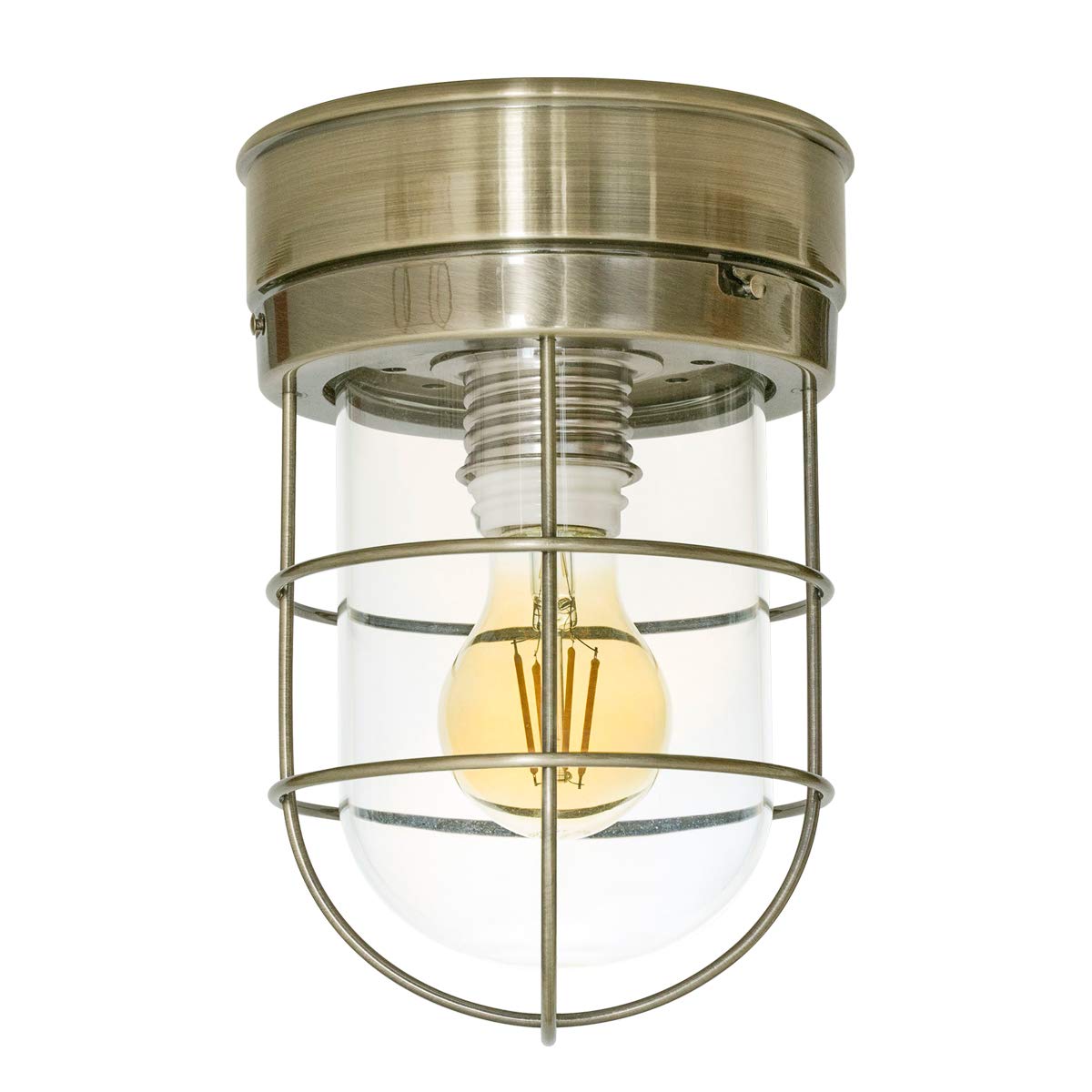 

Marine Light LED Edison Light 330lm A 6cm x Ceiling Marine Ceiling LED Bulb Dining Living E26 Base ottostyle.jp [Antique Finish] & [Type / 10.5cm]