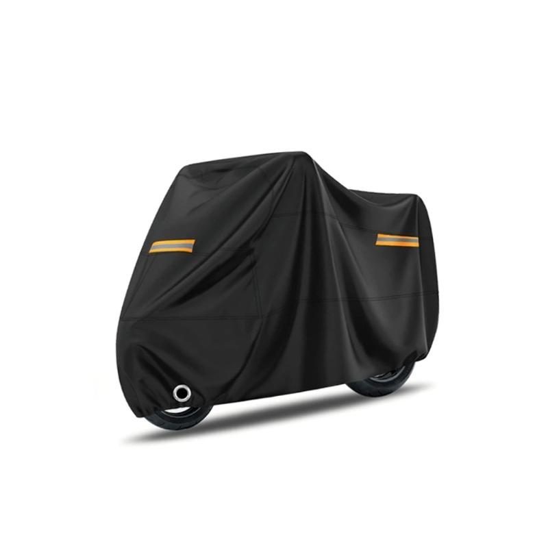 Motorcycle Cover Waterproof Sun Resistant Wear-Resistant Fabric Universal For Outdoor Parking Protection