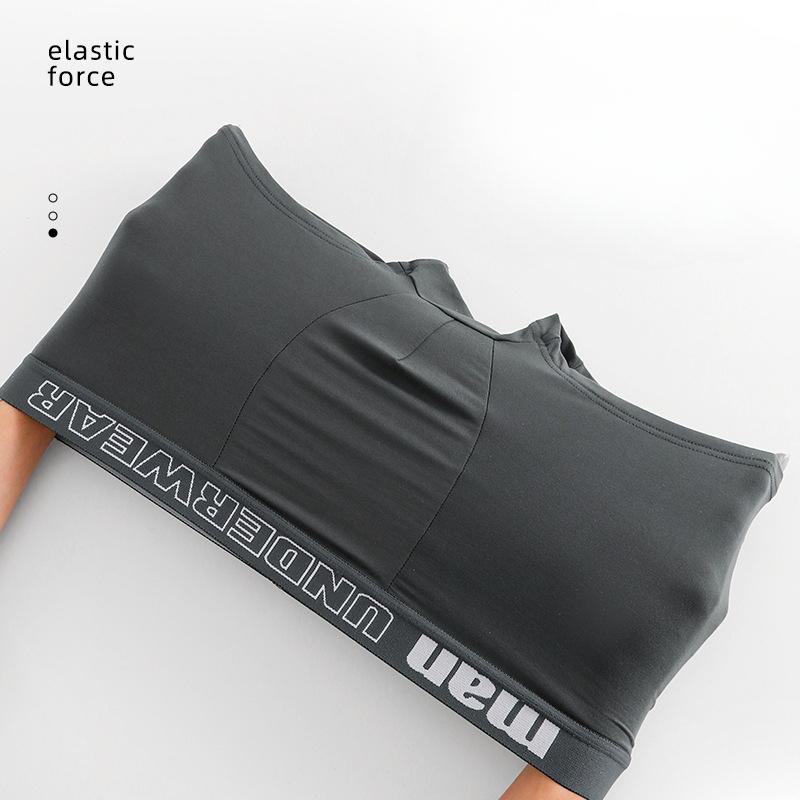 Men's Sports Boxer Shorts Breathable Elasticity Underwear Comfortable and Breathable Panties Soft Briefs