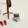 1:12 1:6 Scale Mini Dollhouse Accessories Miniature Hat And Coat Rack Stand Book Clothes Hanger Set Tiny Stuff for Dollhouse Bedroom
