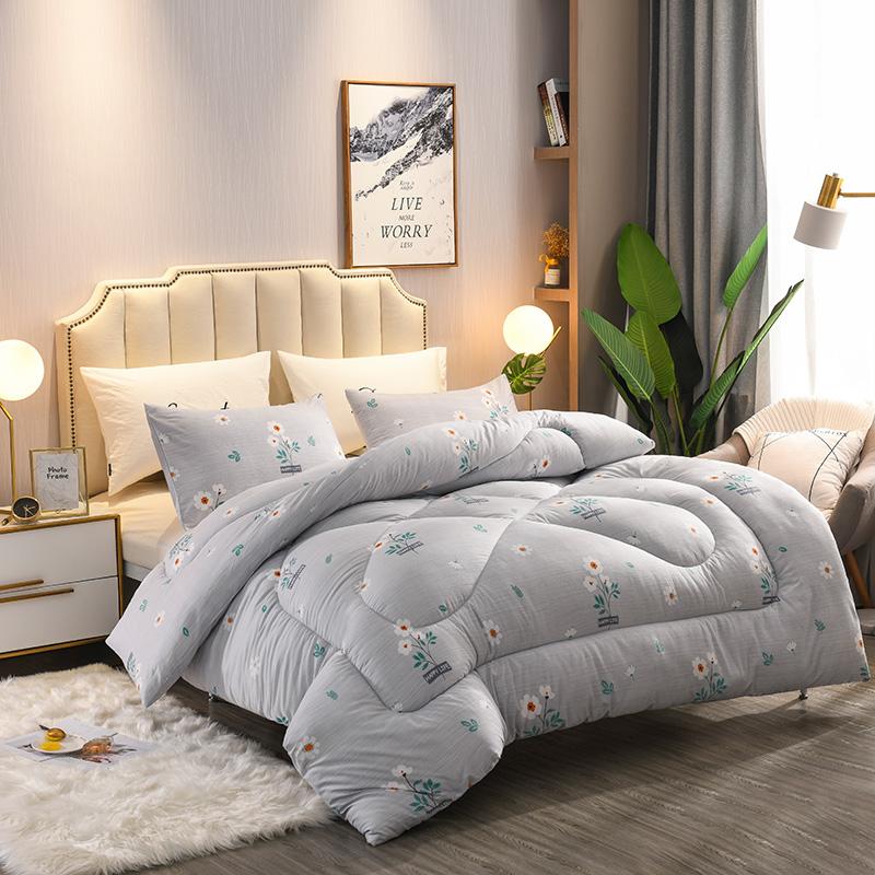 SF King Queen Twin Full Size Comforter New Design 4 Seasons Quilt High Quality Comforter Colorful Duvet Winter Thicken Blanket
