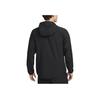 Nike Solid Color Logo Hooded Zip-Up Jacket Men Jackets Black FB7483-010