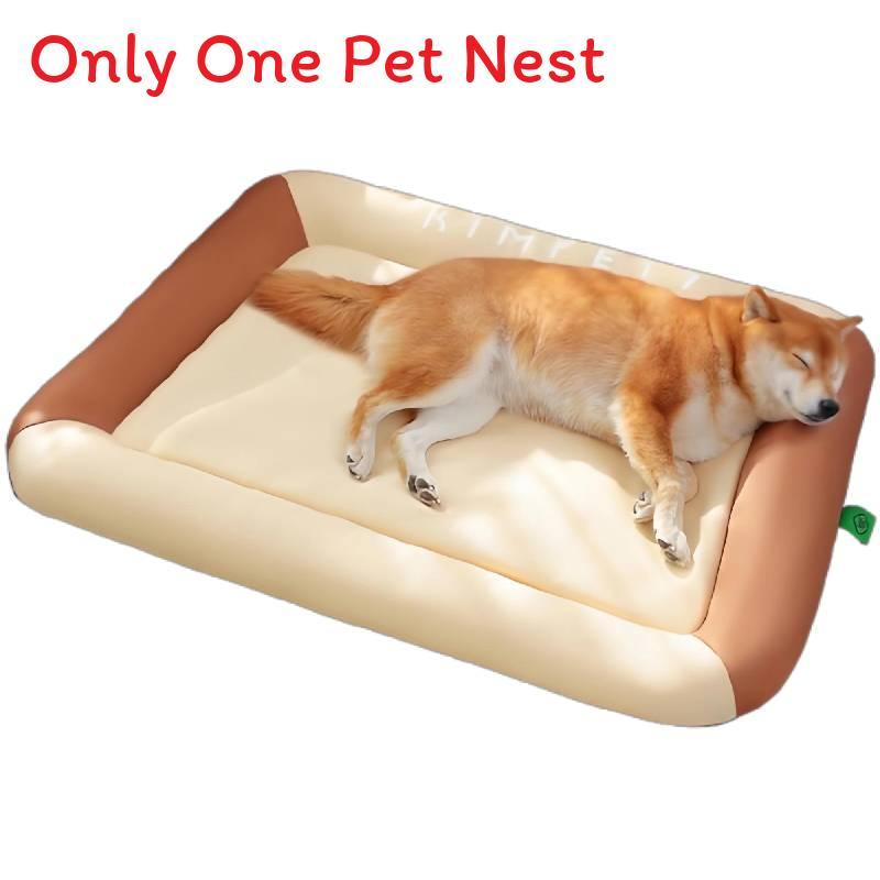 Pet Cozy Dog Bed With Oxford Cloth For All Seasons And Breathable Comfort For Small To Large Dogs