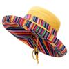 New Unisex Sun Hats Women Summer Double Side Bucket Hat Girl Pure Color Panama Fedoras Outdoor Fisherman Hat Visor Basin Cap