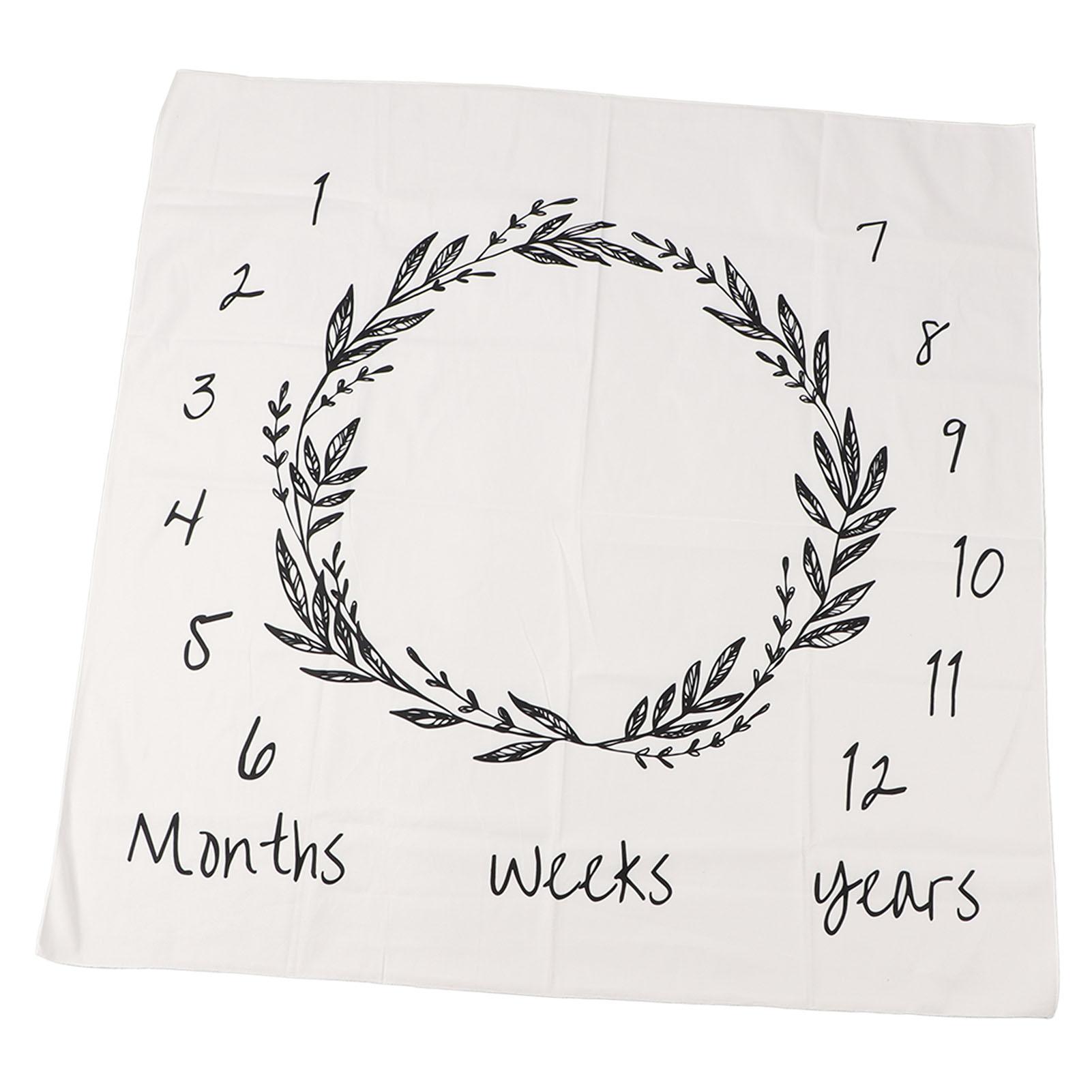 

Детское ежемесячное одеяло Milestone долговечное цветное мягкое изысканное детское одеяло для фотосъемки для ребенка