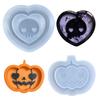 Halloween Resin Shaker Mold,Silicone Quicksand Mould Resin Shaker Molds Resin Epoxy Casting Shaker Mould for DIY Crafts