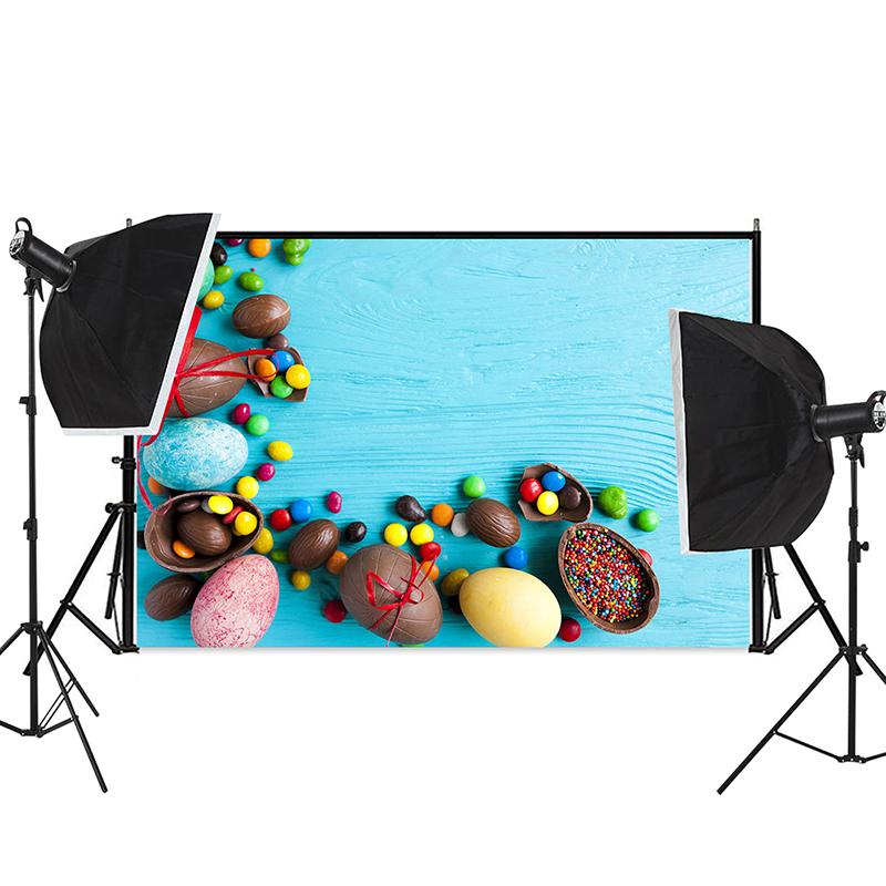 Easter Theme Background Cloth Egg Bunny Backdrop Photography Photographic Party Decor Background Photo Studio