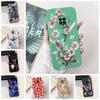 For Huawei Y9A Case Cover Luxury Fashion Flowers Kawaii Cute Cat Shockproof Phone Case For Huawei FRL-22 FRL-23 FRL-L22 FRL-L23