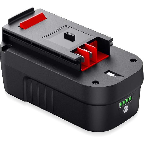 Powerextra 6.0Ah 18 Volt HPB18-OPE Lithium Replacement Battery for Black&Decker A1718 A18NH HPB18 HPB18-OPE (1 Pack)