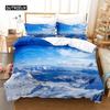 Natural Scenery Queen Bedding Set Duvet Cover Set Bedding Digital Printing Bed Linen King Size Duvet Cover Set Bedding Set