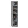 VidaXL CD Cabinet Sonoma Grey 21x20x88 Cm Engineered Wood 815073