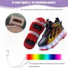 Roller Sneakers Kid Sport Gym Footwear Roller Skates 4 Wheels USB Charge Illuminated Shoes Boys Girls Casual Skateboard Shoes