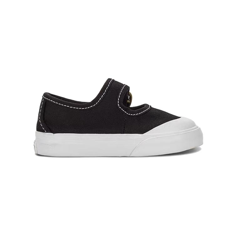 Vans Mary Jane Toddler Black White Baby Sneakers True-White VN000CRY6BT