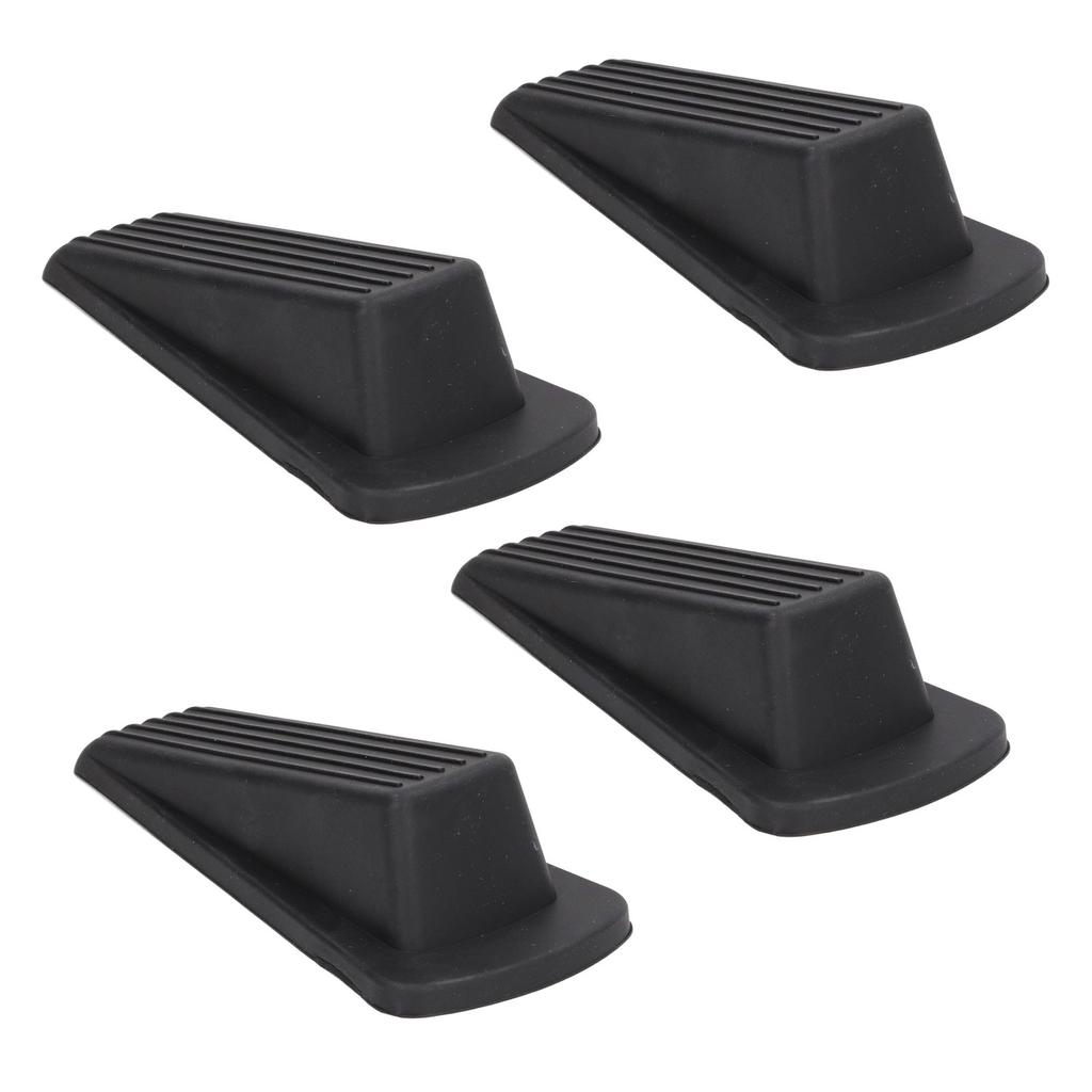 4 Stück Türstopper Winddicht Gummi Türstopper mit Streifen für Teppich Schwerlast Tür Holztüren Glastüren