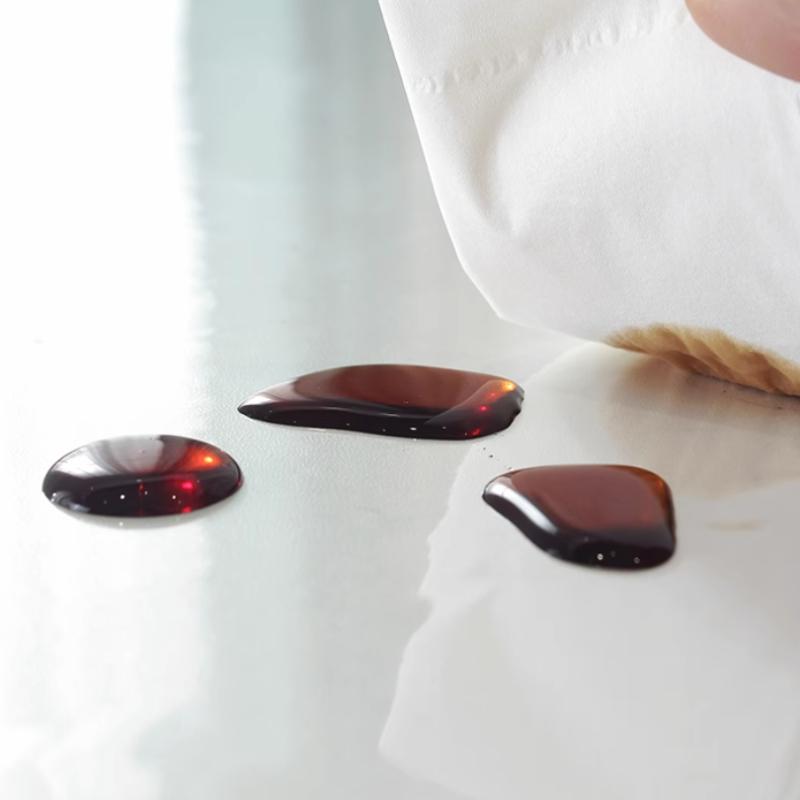 PVC Waterproof and Oil Proof Tablecloth Transparent Plastic Circular Rectangular Dining Table Cloth Dust Protection Film Home Decoration Tables Cover