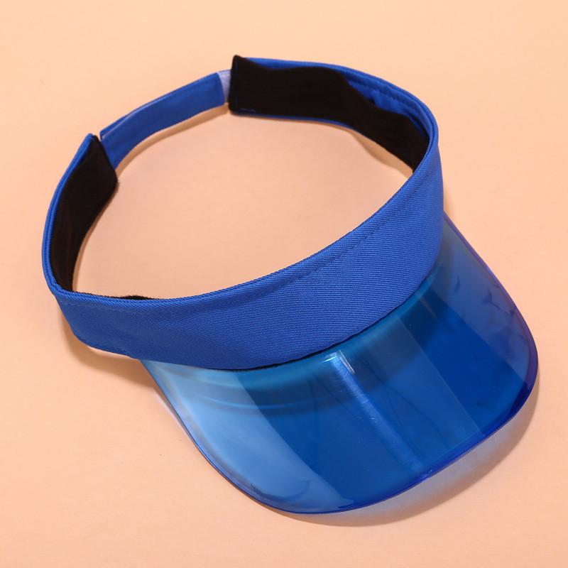 Summer Pvc Sun Hat With Extended Brim For Outdoor Beach Activities And Casual Wear