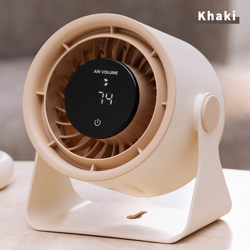 

New USB Small Fan Mini Office Dormitory Desktop Fan Silent High Wind Air Recirculation Fan with 5-Speed Adjustment