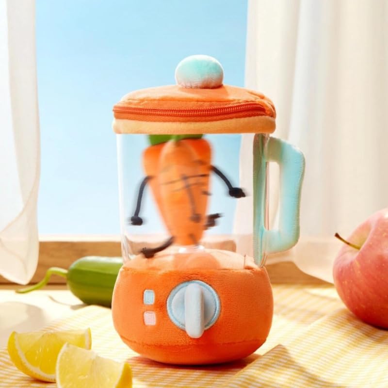 Carrot Juicer Doll, Fun Drawstring Spinning Plush Toy, Creative Doll Toy, Birthday Gift (Spinning Carrot Toy)