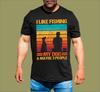 I LIKE FISHING WITH MY DOG T-SHIRT