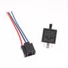 12V 3-pinové nastavitelné LED přerušovací relé blinkru pro automobily, motocykly 3-pinové LED přerušovač LED přerušovač