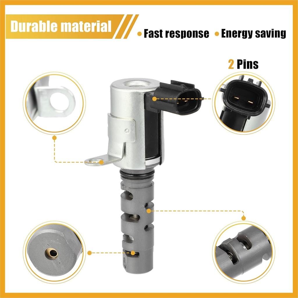 1 Pair Engine Variable Timing Oil Control Valve Solenoid 4884695AB 4884483AC for Dodge Caliber 2007-2011 for Dodge Avenger 2008-2014 Replacement