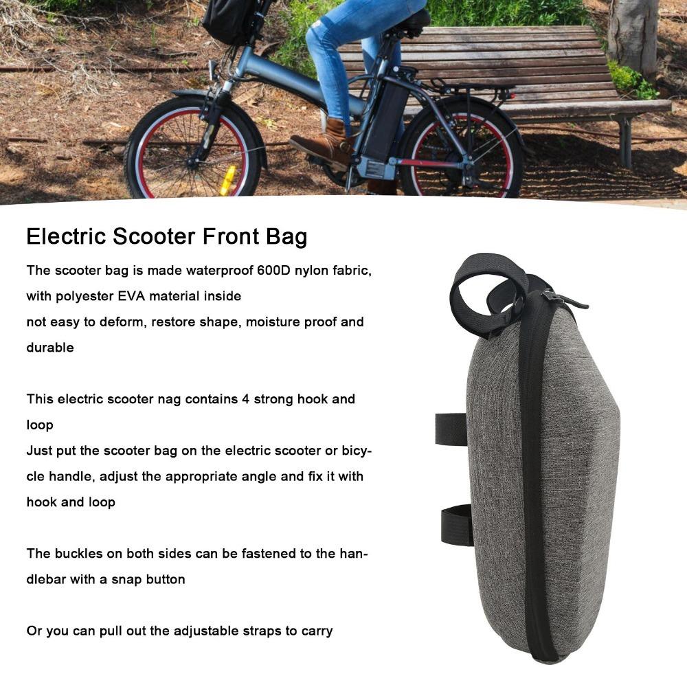 Large Capacity Electric Scooter Bag Electric Scooter Front Storage Bag  Road Mountain Bike