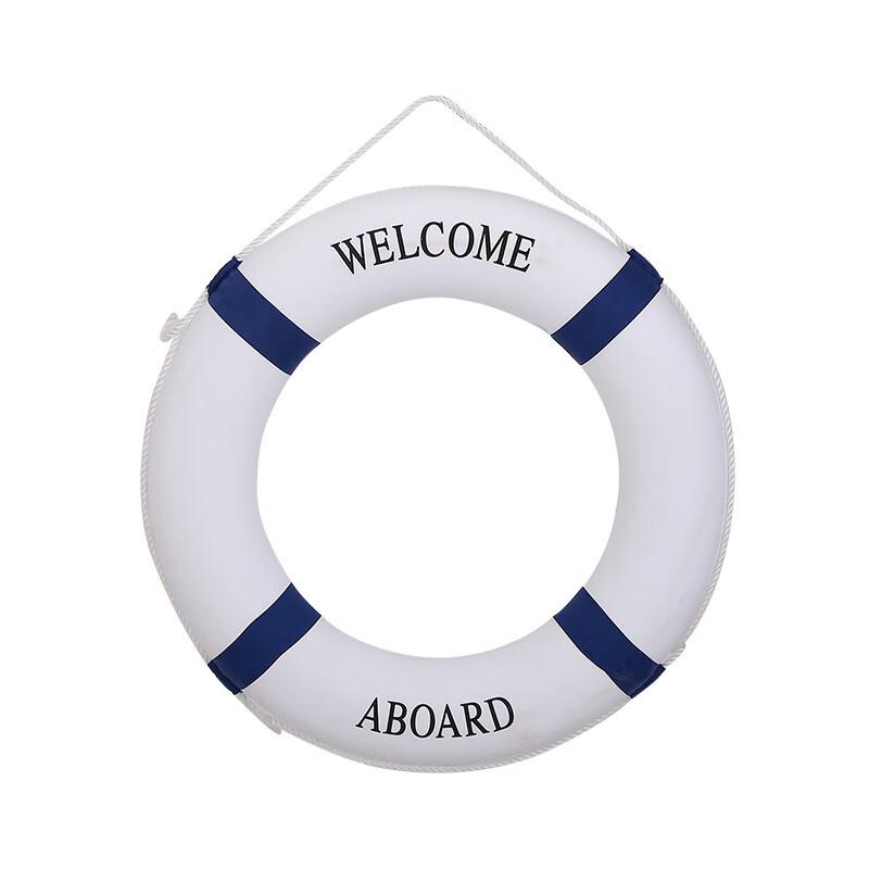 Blue-White Adult & Child Foam Swimming Ring One Size