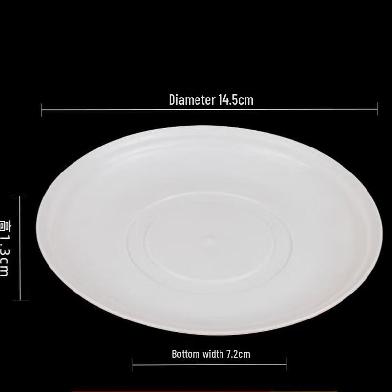 Disposable Round Plastic Plates