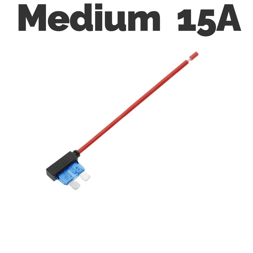 1-5-10pcs 12V 5A 10A 15A 20A Car Fuse Holder Add-a-circuit TAP Adapter Micro Standard Micro2 ATM APM Blade MINI Medium Fuse Holders1