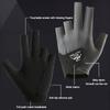1 Stück Rutschfester Drei-Finger-Handschuh Elastischer Snooker-Billard-Handschuh Billardzubehör