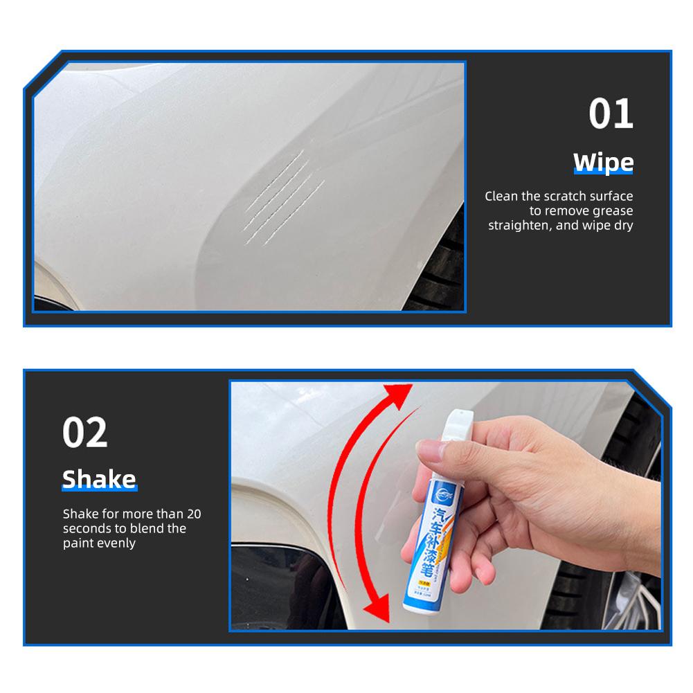 Accesorii universale pentru mașină, 9 culori, pentru repararea zgârieturilor auto, pix pentru vopsea, pixuri pentru retușuri automate, pixuri pentru zgârieturi auto, pixuri pentru îndepărtarea clară a zgârieturilor