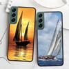 Sailing Boat Phone Case For Samsung A16 A26 A36 A56 Galaxy A02S A12 A52S A13 A23 A33 A53 A54 A34 A24 A14 A22 A32 A42 A72 Cover C