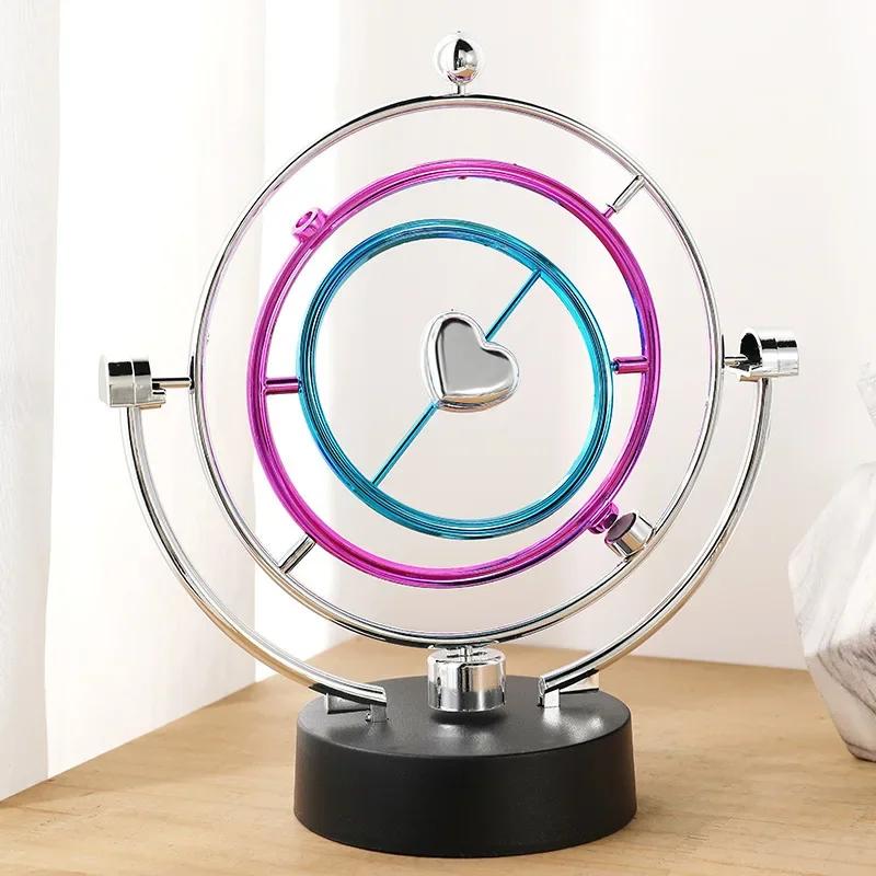 Pendolo di Newton, sfera con culla, giocattolo di fisica per l'equilibrio dinamico, decorazione da tavolo creativa, ornamento artigianale