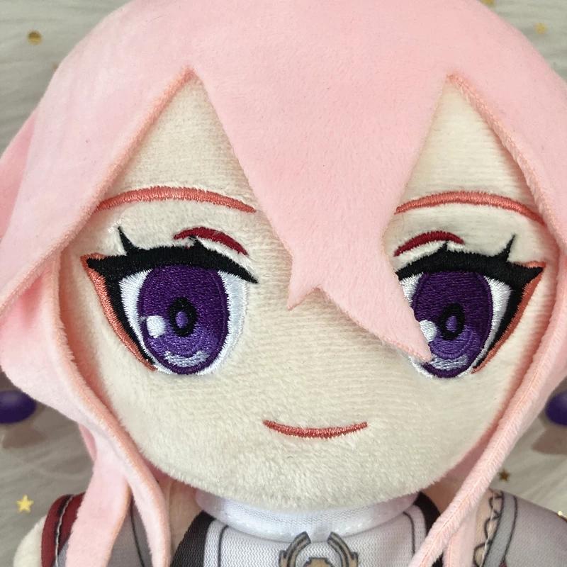 20cm Anime Game Genshin Impact Yae Miko Plush Doll Pillows Cosplay Cartoon Props Accessories