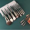 CHICHODO Oliva Green Set di pennelli per il trucco, set di pennelli cosmetici di lusso in setole sintetiche morbide