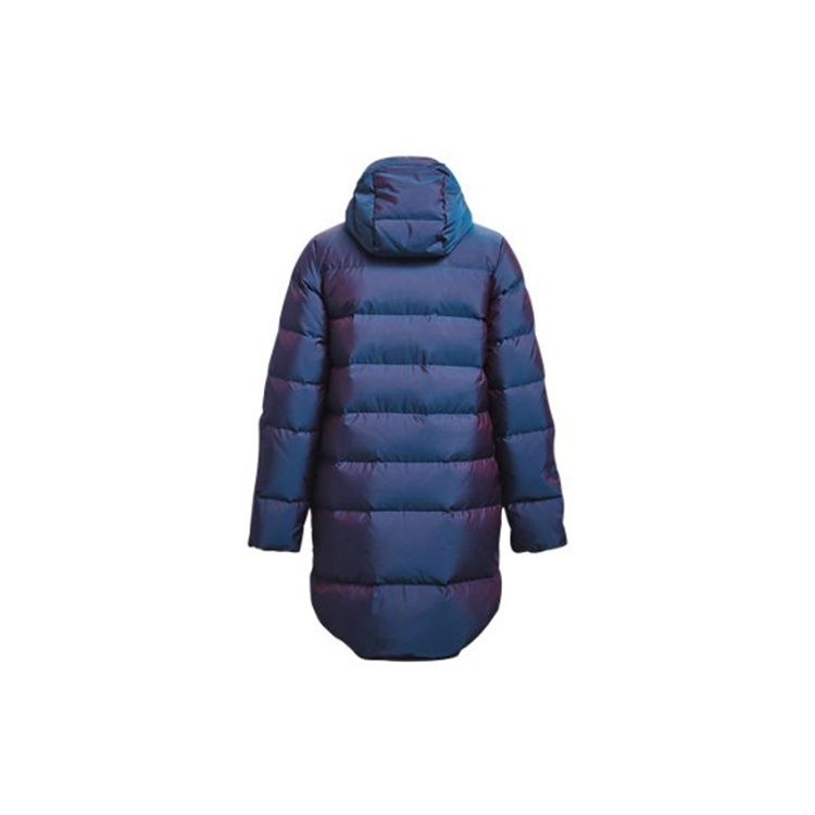 Under Armour Vodotěsná Teplá Ležérní Prošívaná Bunda s Kapucí Dámské topy Královsky Modrá 1365812-422