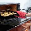 Silikon Anti-Rutsch und Hitzeschutz Handschuhe für Küche, Mikrowelle, Verbrühschutz Ofen, Backen, Hausgebrauch, Dicke Hitzebeständige Handschuhe