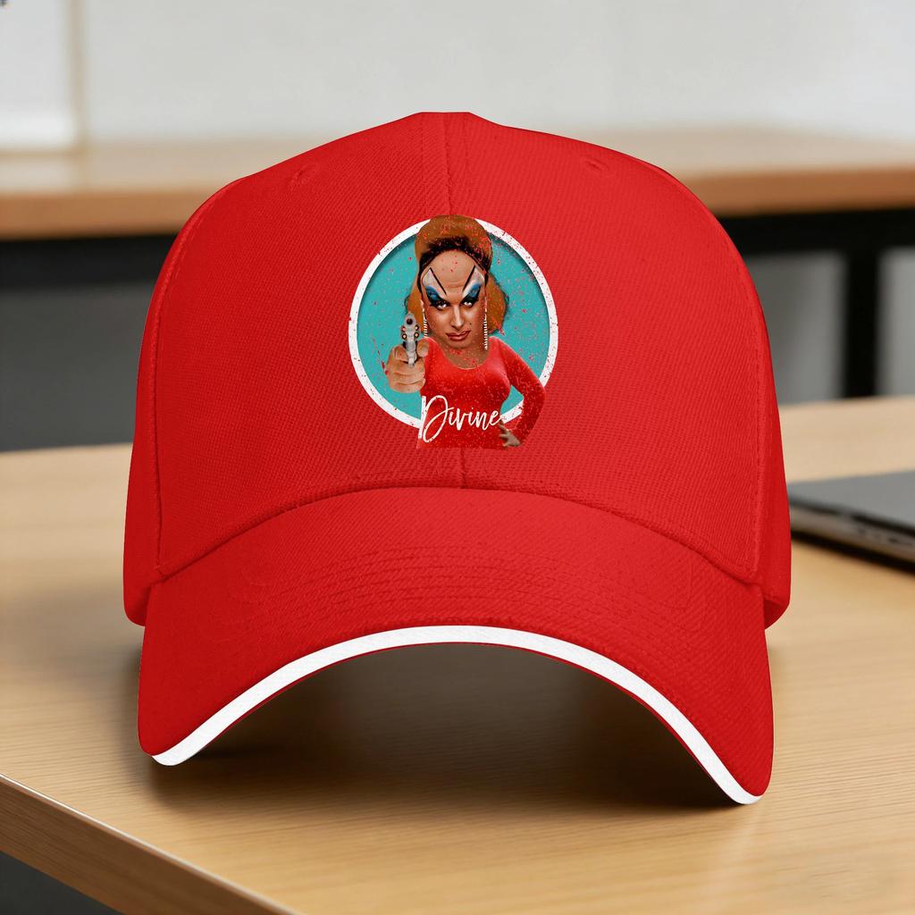 Pink Flamingos, John Waters, Divine Baseball Cap Hiking Fishing Sun Trucker Hat Men Adult Classic Print Snapback Cap