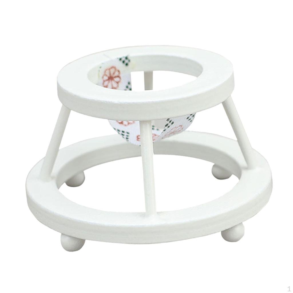1/12 Dolls House Doll Walkers Mini Stroller Prop Adornment Micro Scene Baby Room for
