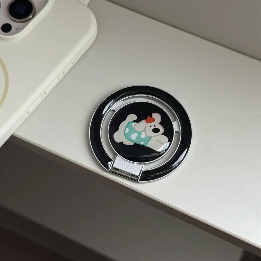 Cute Cartoon MagSafe-Compatible Foldable Phone Holder with Strong Magnetic Attraction