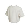 Nike Crop Tops Women's White Crew Neck Moderate DM6745-030