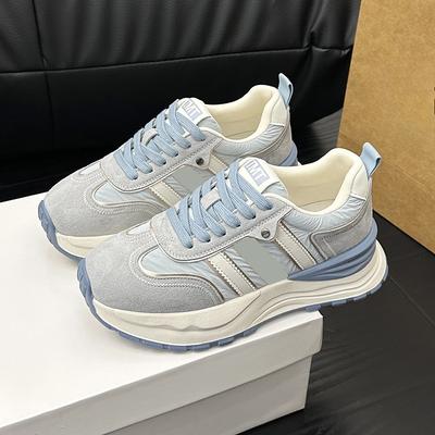 New Dad Shoes for Women Fashionable Thick-soled Sports Single Shoes