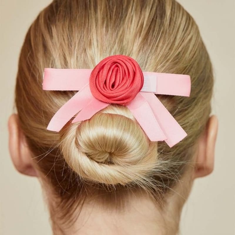 

hish rose ribbon mini- red red