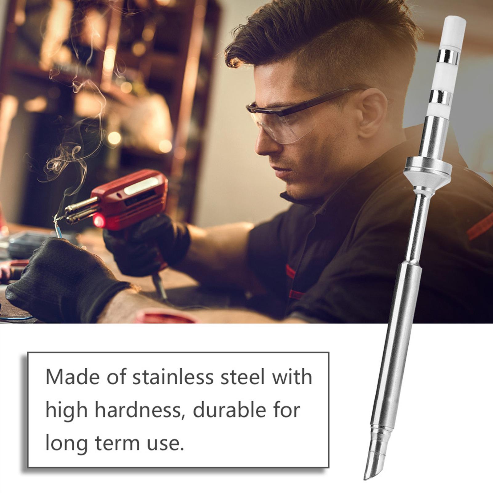 

1 шт. Мини-насадки для паяльника из нержавеющей стали Замена для паяльника TS100 TSC4