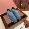 Holiday Gifts Luxury LP Series Genuine Leather Men‘s Loafers Master Handmade Flat Casual Non-slip Outdoor Breathable Beach Shoes
